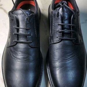 Rockport Men's Style Leader 2 Plain Toe Oxford - Blk Leather - Size 11.5M - NWOB